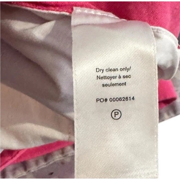 Rag & Bone Womens Shorts Magenta Pink Ivy Linen Blend High Rise Size 4 - Picture 8 of 8